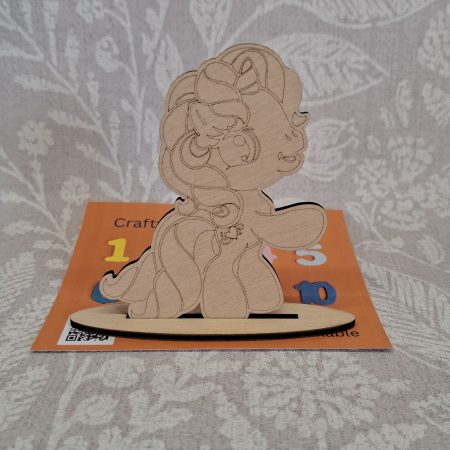 Paint your Own Cute Pony, Personalised Individual Party Packs, Paintable Wood Figures