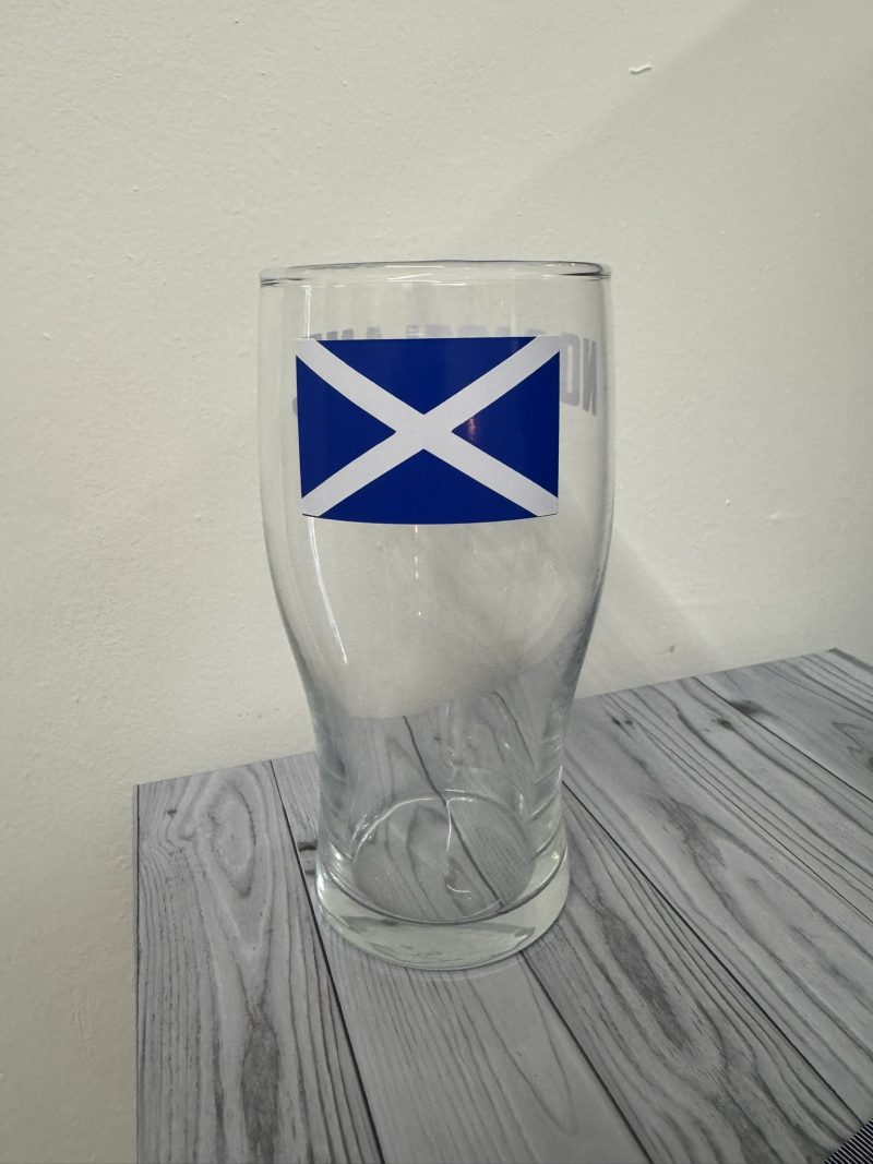 No Scotland, No Party Pint Glass