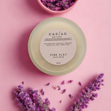 Pink Clay Face Mask for Sensitive Skin | Natural Clay Mask