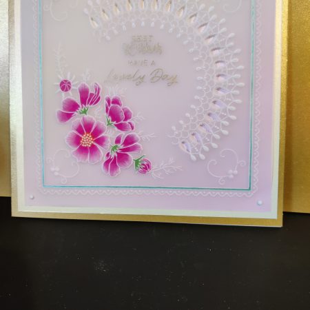 Handcrafted General Birthday card 8" x 8" with unique design