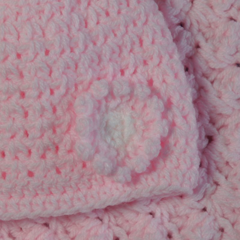 Pink Baby Girl Gift, Handmade Crochet Baby Cardigan and Hat, Baby Shower Gift
