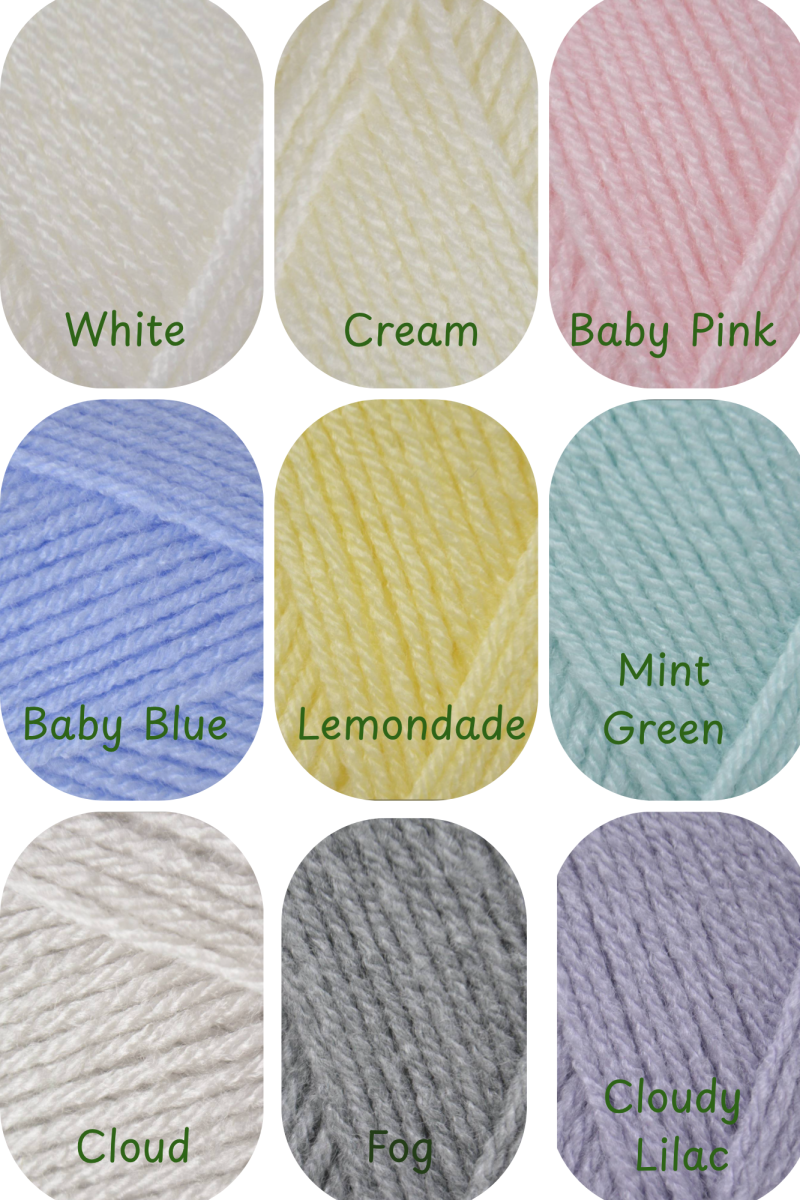 Handmade Crochet Newborn Cardigan, Colour Choices
