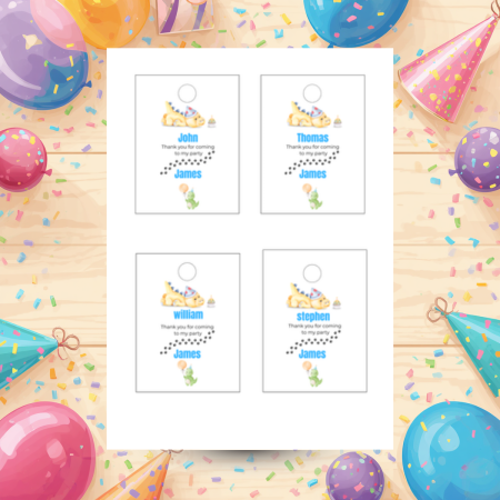 Dinosaur Birthday Party Kit Editable Canva Bundle Instant Download