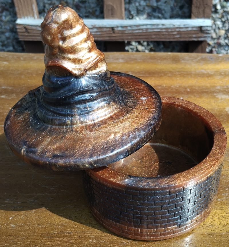Resin Sorting Hat Jar