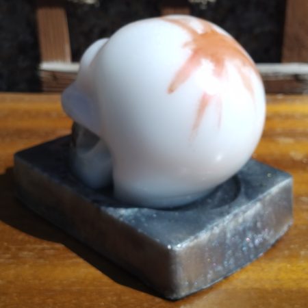 Resin Skull with base
