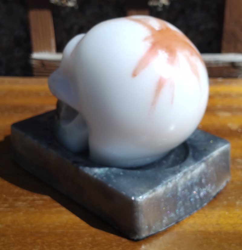 Resin Skull with base