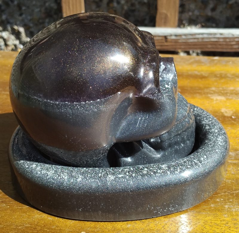 Large Skull with Oval Base