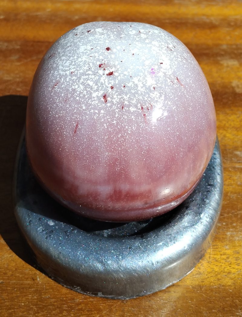 Large Resin Skull with an Oval Base