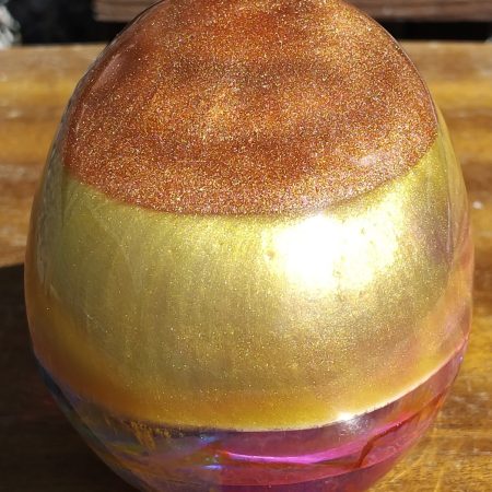 Medium Resin Multi-Coloured Skull