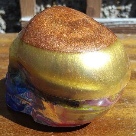 Medium Resin Multi-Coloured Skull