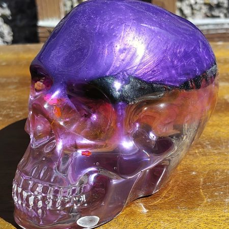 Medium Resin Multi-Coloured Skull