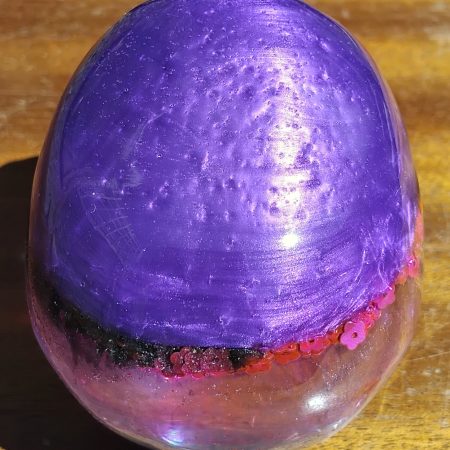 Medium Resin Multi-Coloured Skull