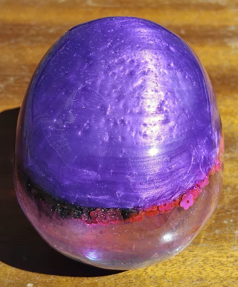Medium Resin Multi-Coloured Skull