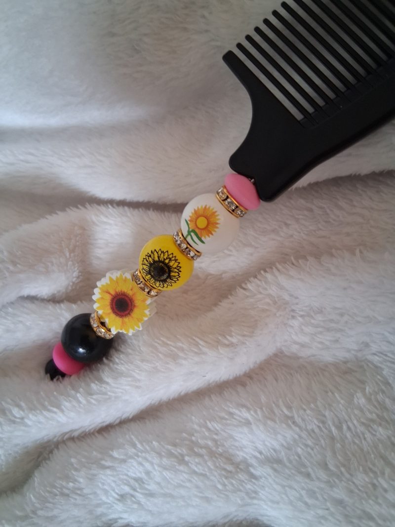 Beautiful beaded Comb