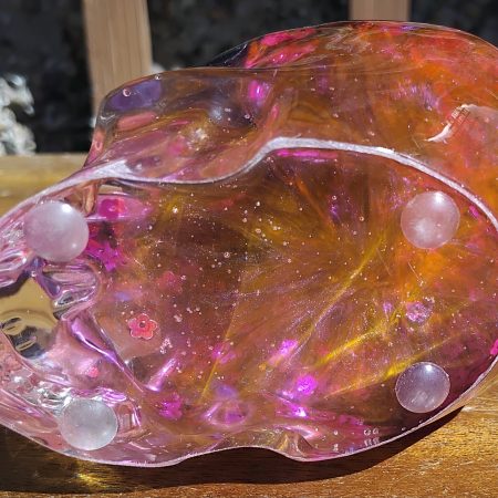 Medium Resin Multi-Coloured Skull