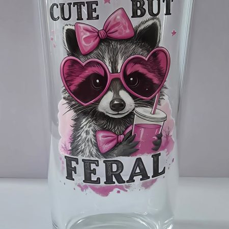 Pint glasses with designes