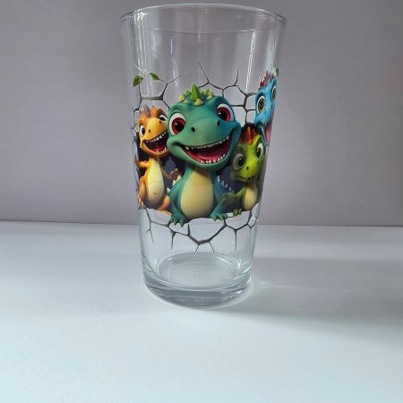 Pint glasses with designes