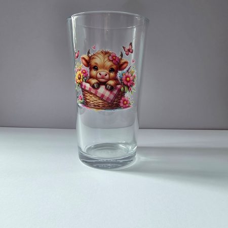 Pint glasses with designes