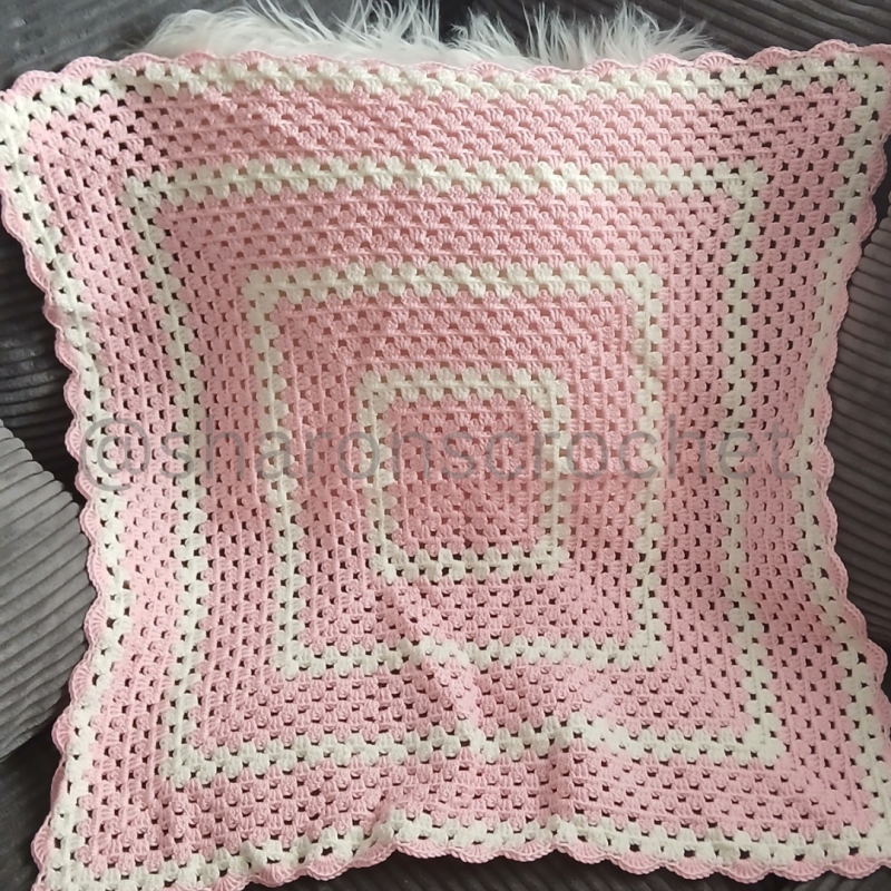 🧶 Handmade Granny Square Baby Blanket and Hat Sets ❤️