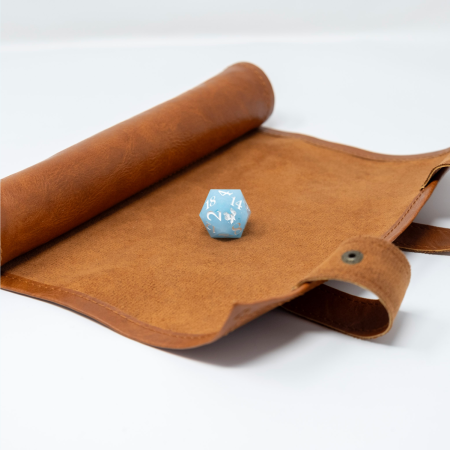 Snowfall | Handmade Resin D20 Dice for D&D & RPGs
