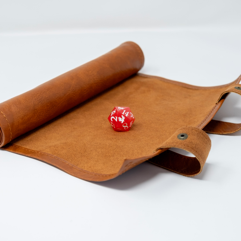 Red Copper Sunset | Handmade Resin D20 Dice for D&D & RPGs