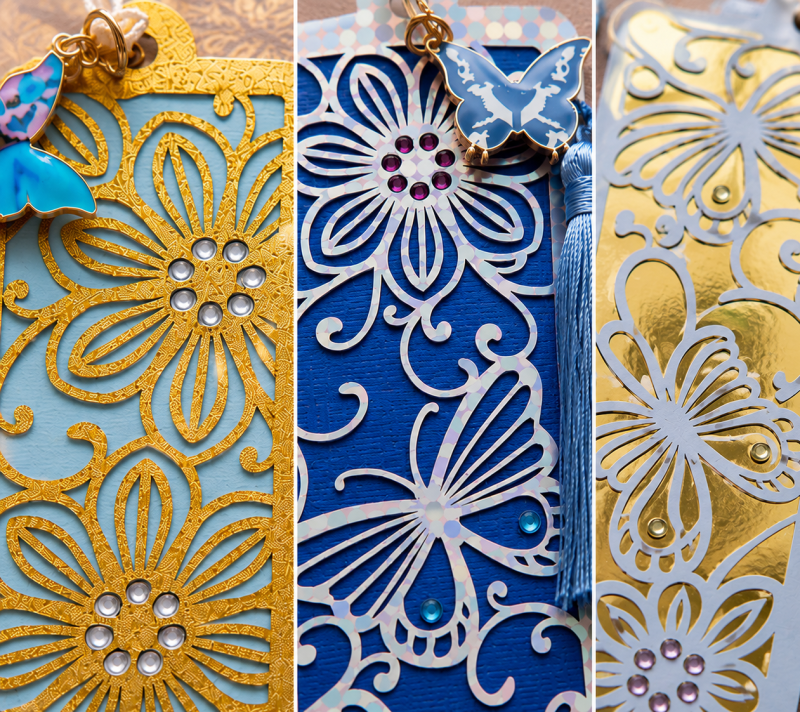 Handmade Bookmark Gift Set – Set of 3 Floral & Butterfly Bookmarks