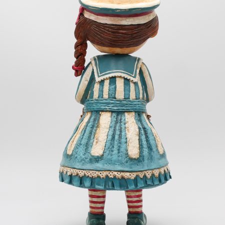 Handmade Marina Tideletter Art Doll, 29cm Tall, Paper Clay