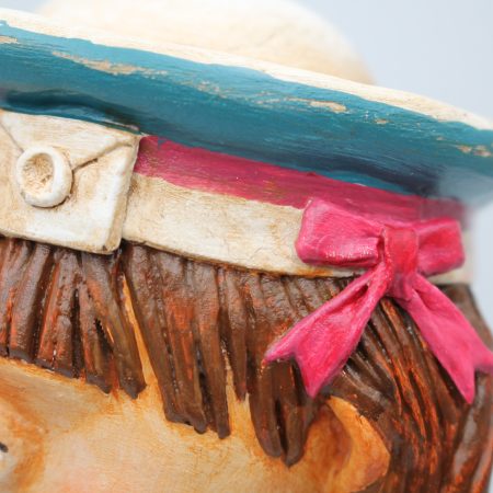Handmade Marina Tideletter Art Doll, 29cm Tall, Paper Clay