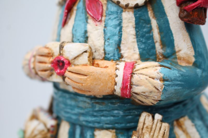 Handmade Marina Tideletter Art Doll, 29cm Tall, Paper Clay