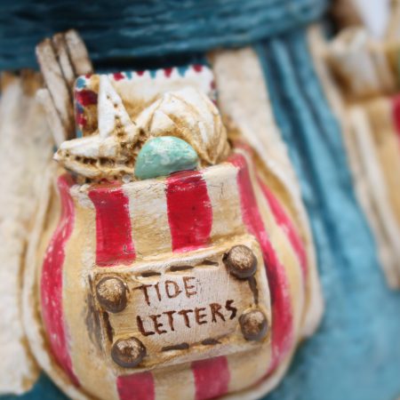 Handmade Marina Tideletter Art Doll, 29cm Tall, Paper Clay