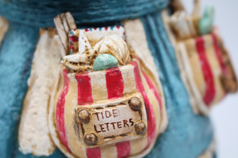 Handmade Marina Tideletter Art Doll, 29cm Tall, Paper Clay