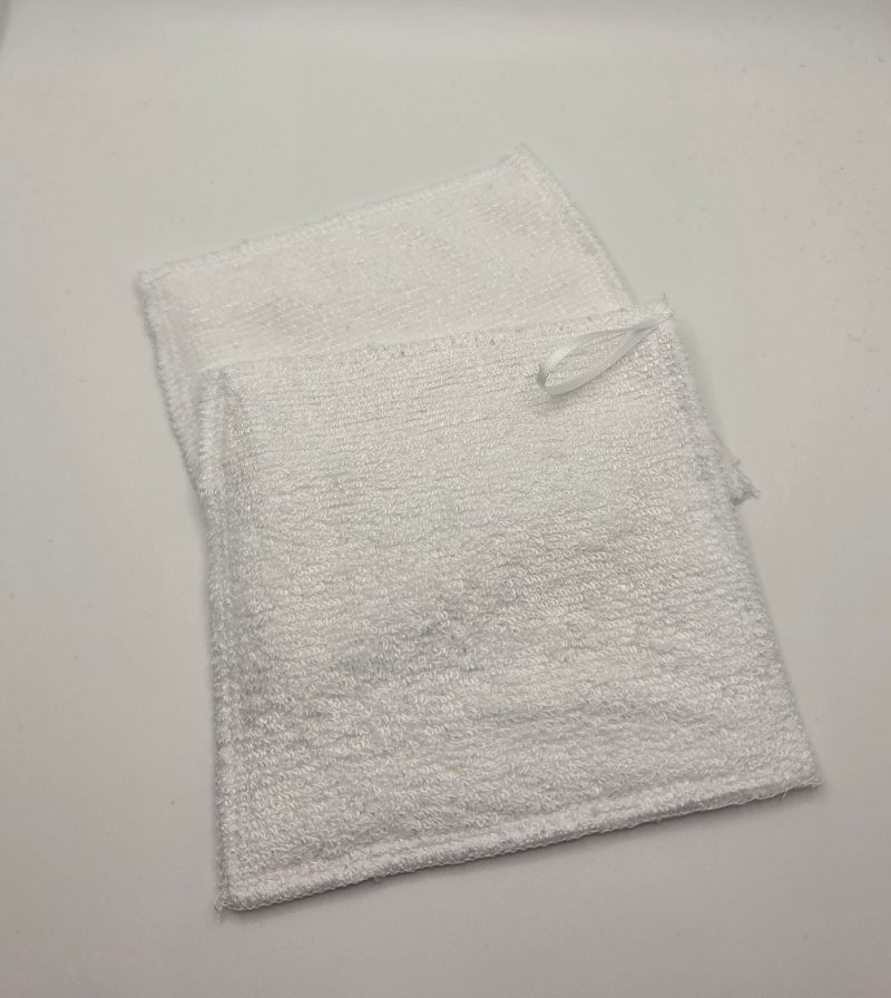 Handmade re-usable make up wipes