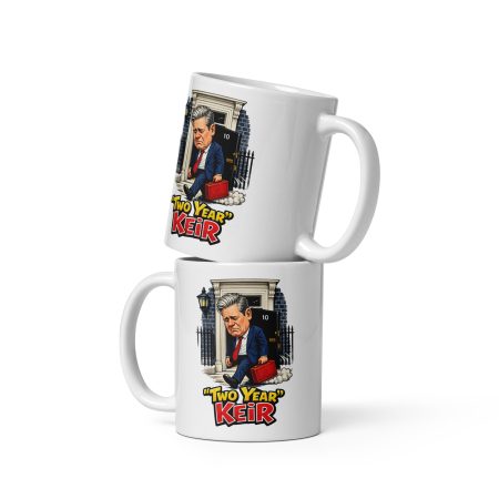 Keir Starmer Resignation Parody Mug 11oz White Ceramic Two Year Keir Gift