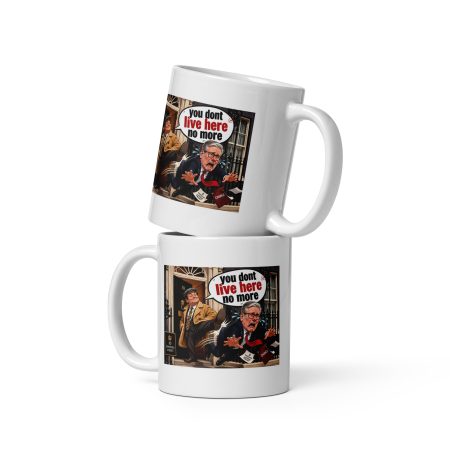 Funny Keir Starmer Del Boy Trotter Mug – 11oz White Ceramic Political Satire Gift