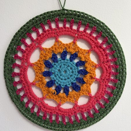 Crochet Mandala Suncatcher