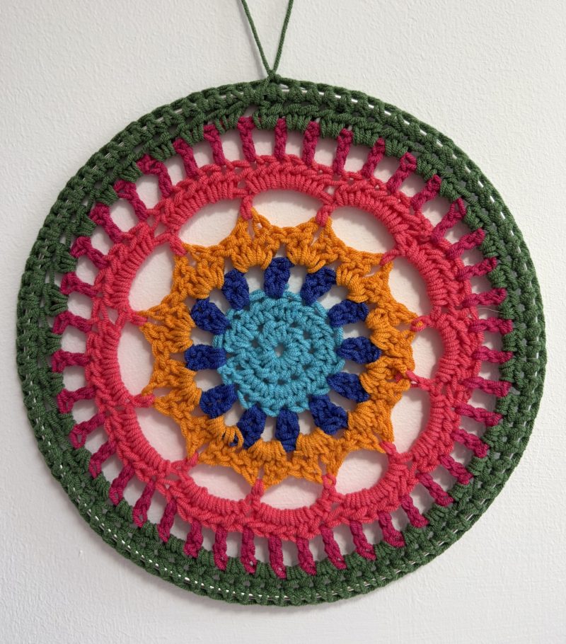 Crochet Mandala Suncatcher