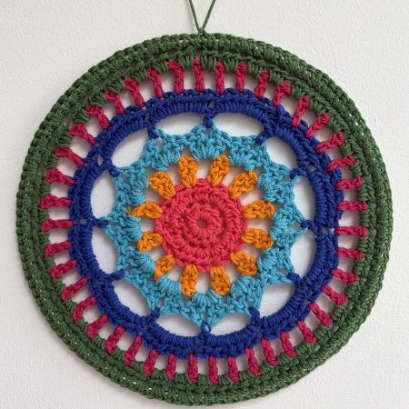 Crochet Mandala Suncatcher