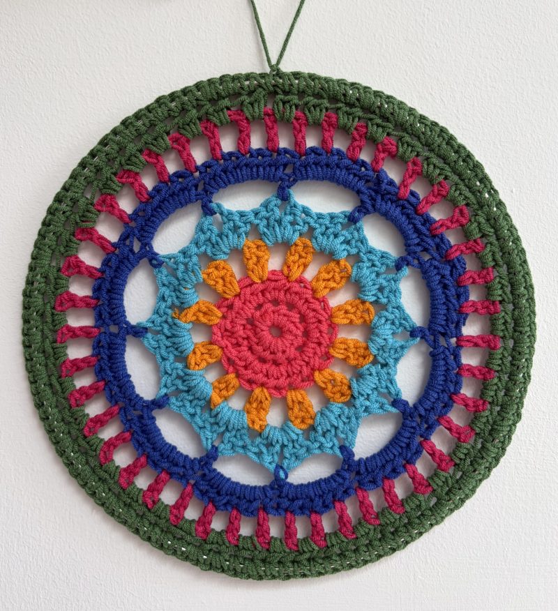 Crochet Mandala Suncatcher