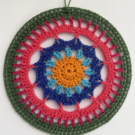 Crochet Mandala Suncatcher