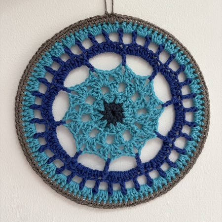 Crochet Mandala Suncatcher