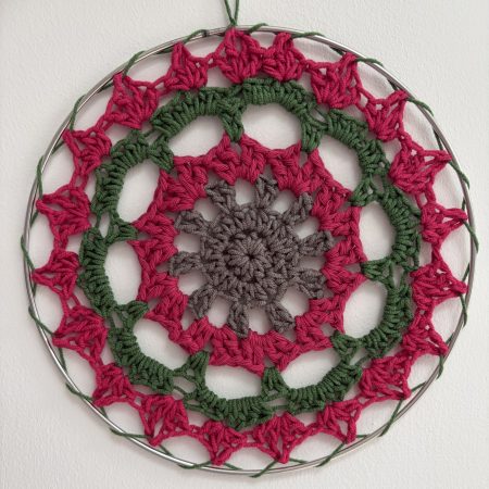 Crochet Mandala Suncatcher