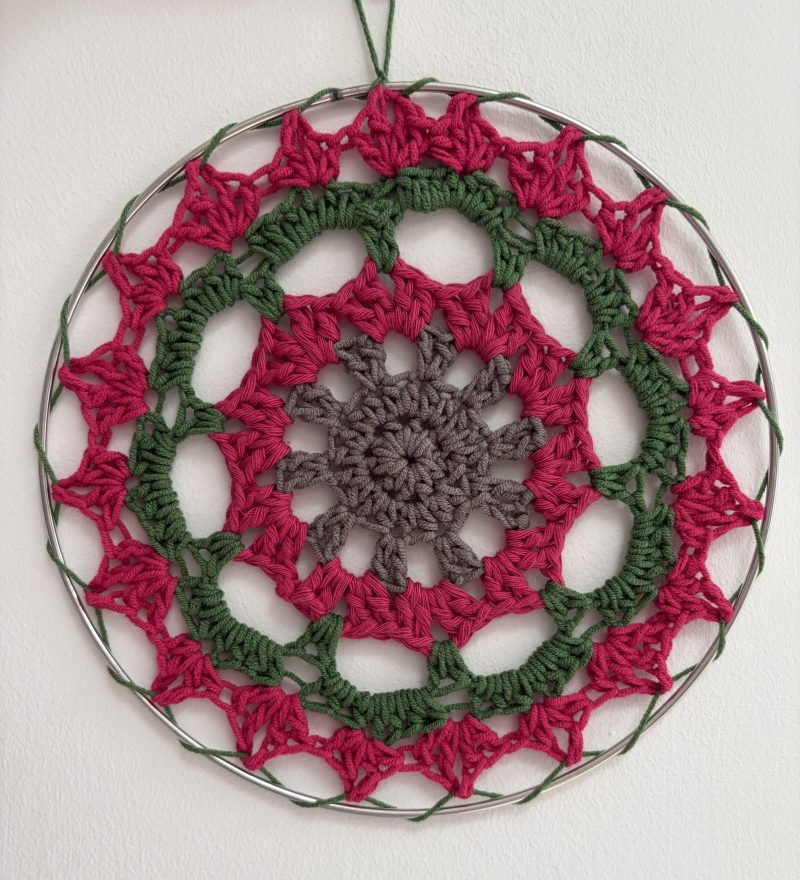 Crochet Mandala Suncatcher