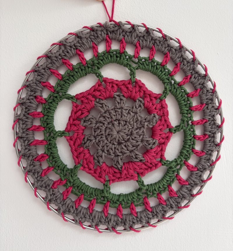 Crochet Mandala Suncatcher