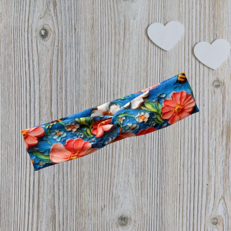 Handmade Stretch Jersey Headband for Little Babies, Approx 30cm x 4cm-BAB06