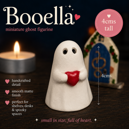 ‘Booella’ Hand Painted Miniature Ghost Figurine