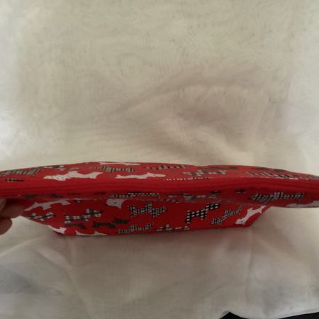 Medium Size Fabric Lined Red Scotty Dog Themed Zipped Purse/ Make Up Cosmetic Travel Bag/Pouch