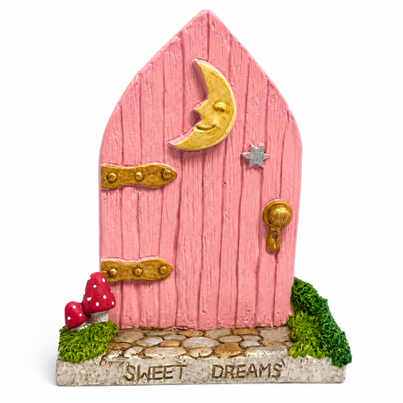 ‘Sweet Dreams’ (pink) Hand painted fairy door