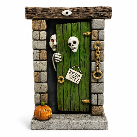 ‘Trick or Treat’ Hand Painted Fairy Door