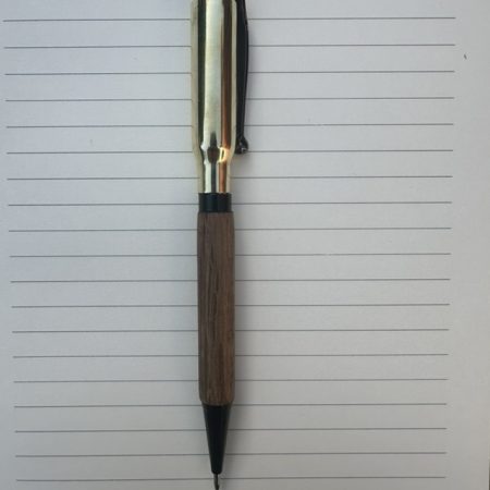 Handmade Wooden Pen Made From a Bullet Casing