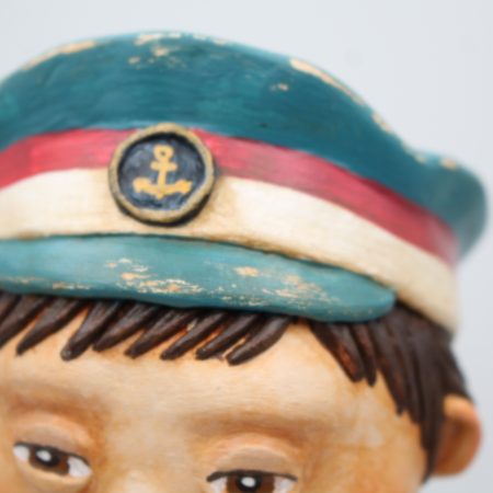 Handmade Jasper Tidefinder Paper Clay Art Doll, 34cm Tall